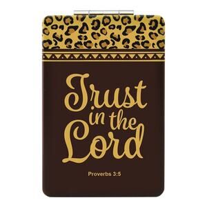 Statement Compact Mirror | Trust in the Lord